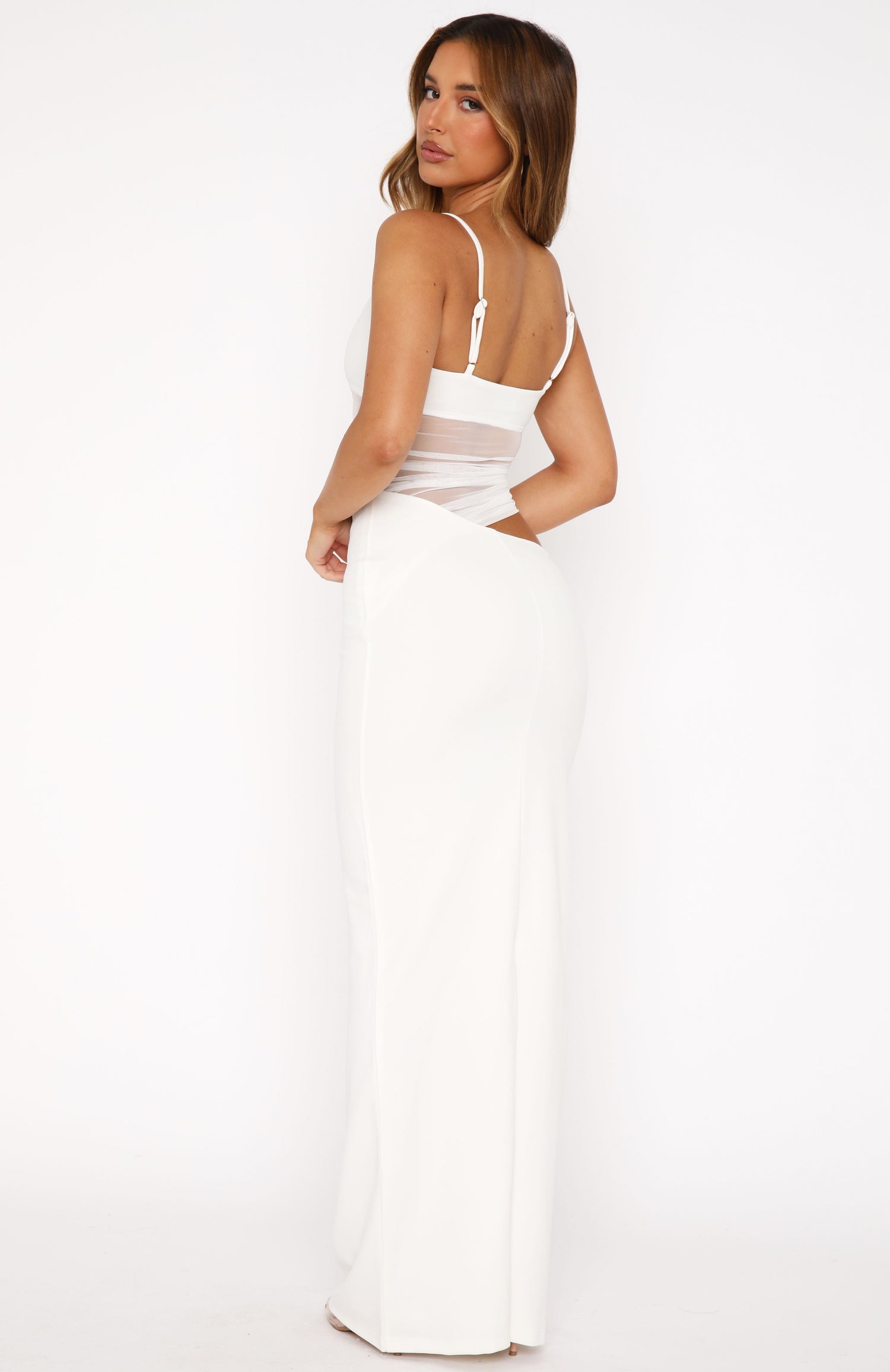 Aurea • Vestido Maxi Cut-Out Esculpido