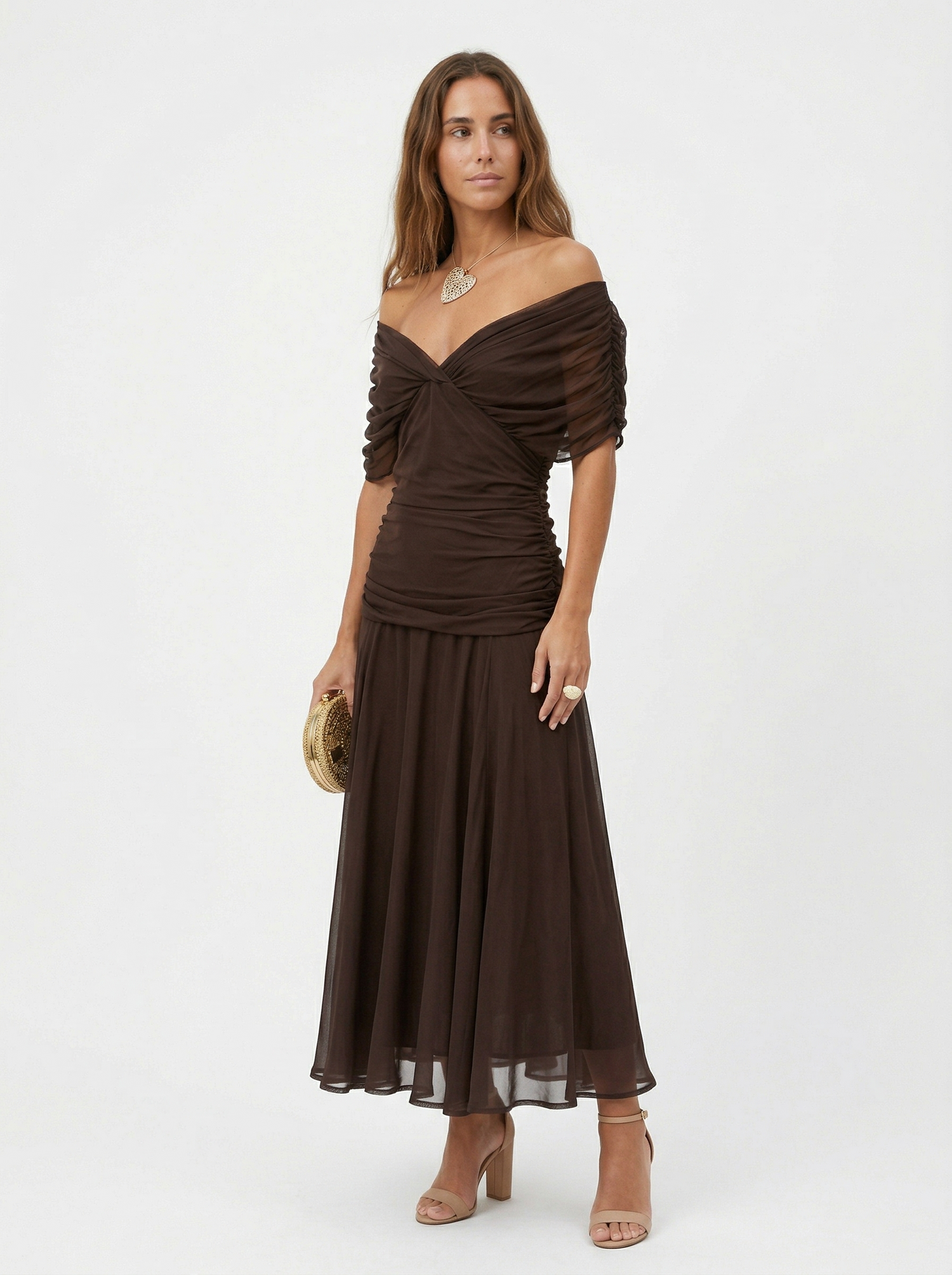 Nora | Vestido largo con escote en v