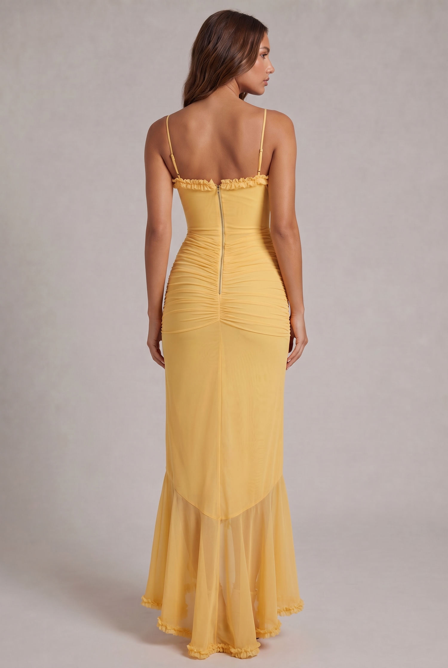 Gabbi • Vestido Maxi con Volantes