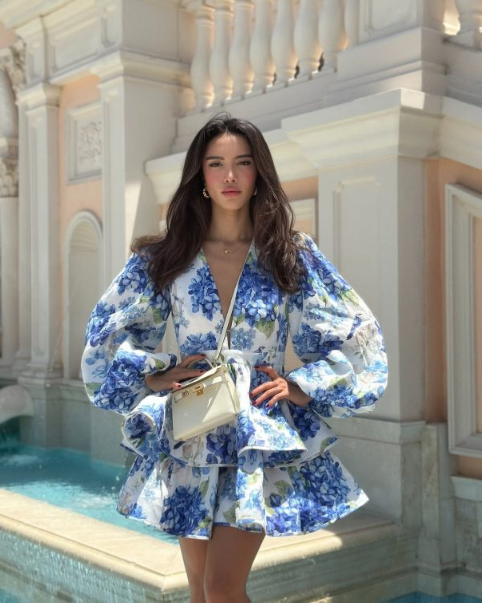 Lilly • Vestido Mini con Peplum en Capas
