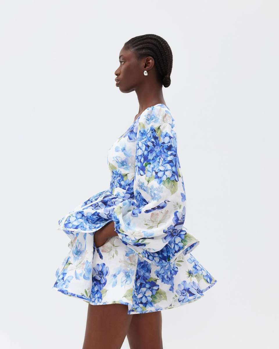 Lilly • Vestido Mini con Peplum en Capas