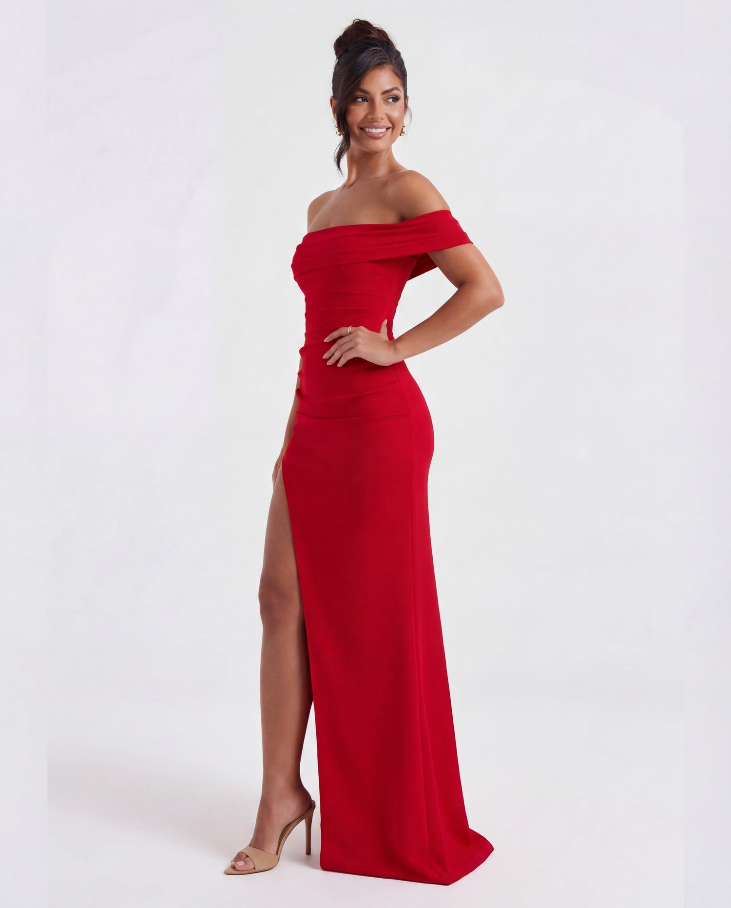 Paloma • Maxi Off-Shoulder Ajustado