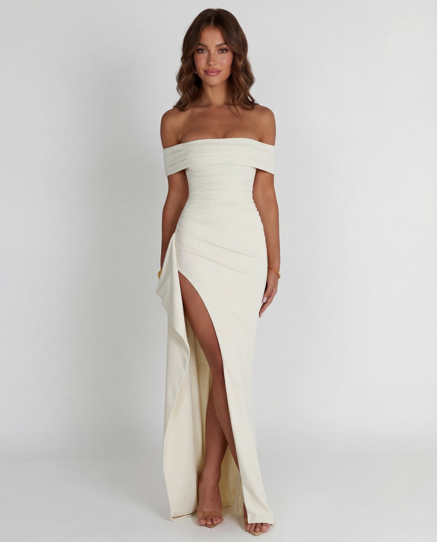 Paloma • Maxi Off-Shoulder Ajustado