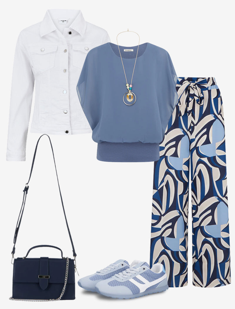 Ona · Look completo en azul