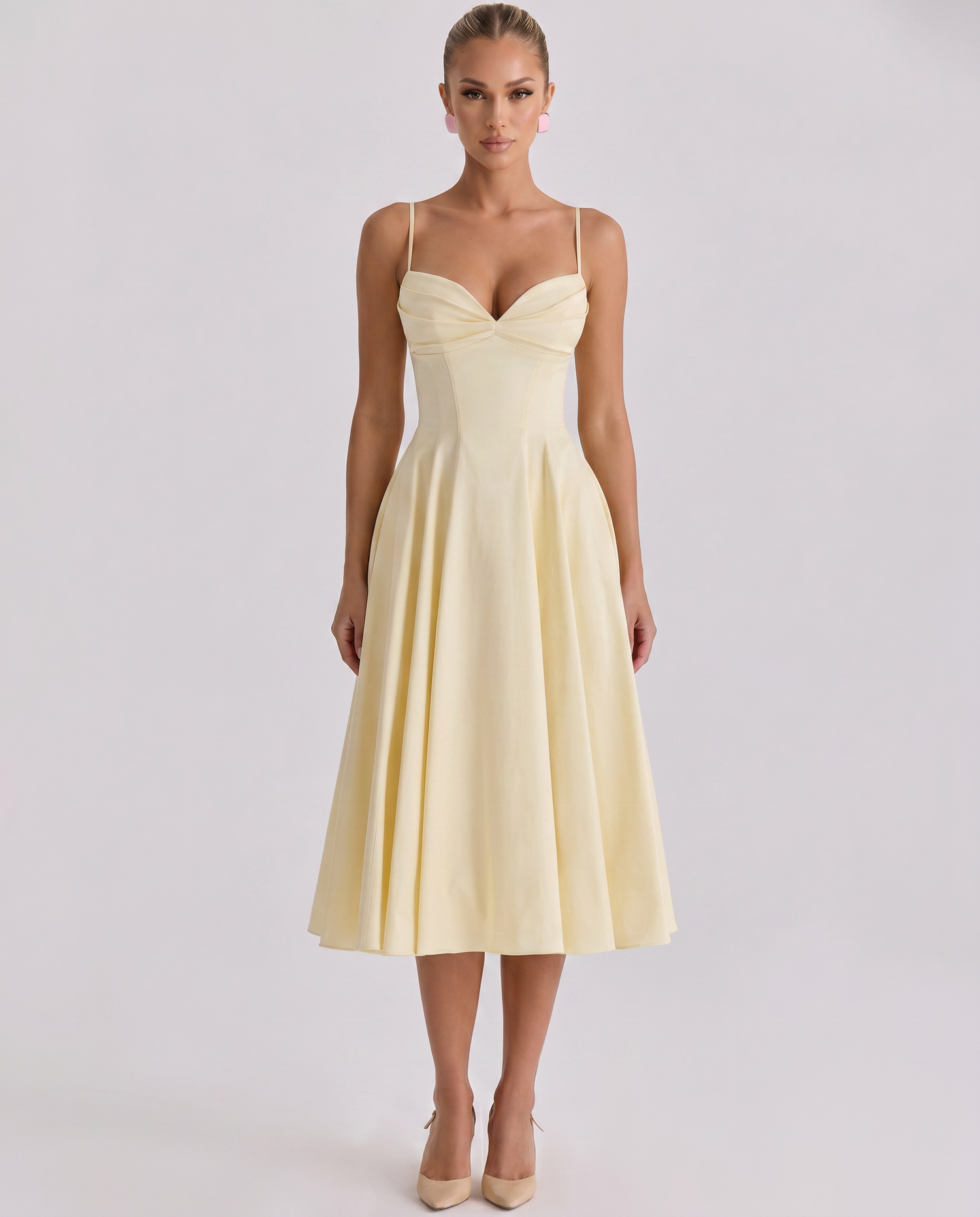 Maisie • Midi Plisado con Tirantes Ajustables