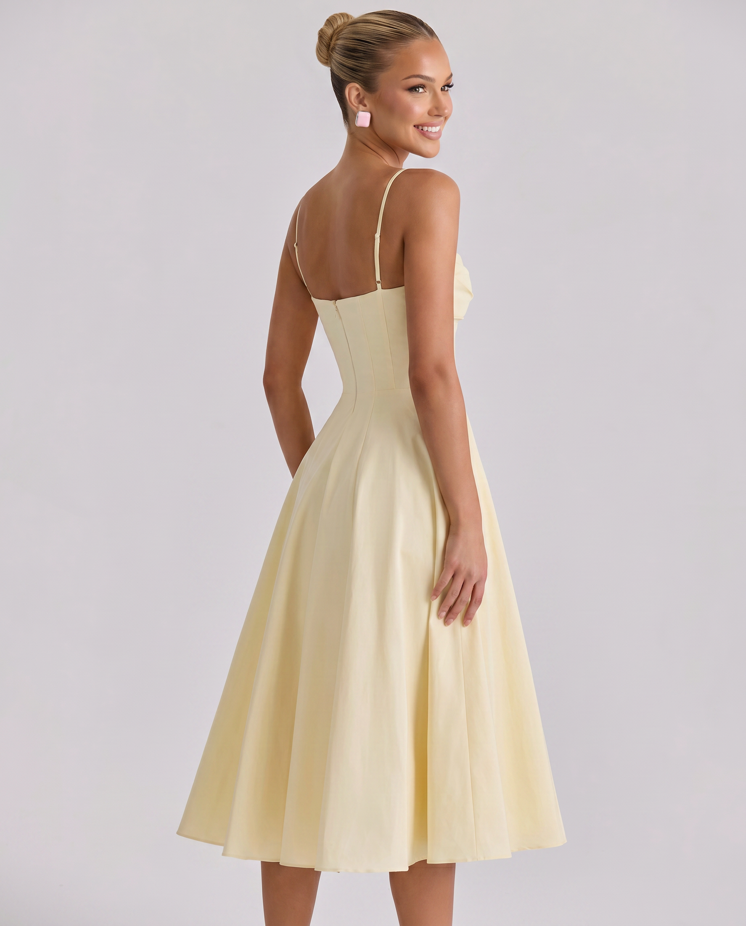 Maisie • Midi Plisado con Tirantes Ajustables