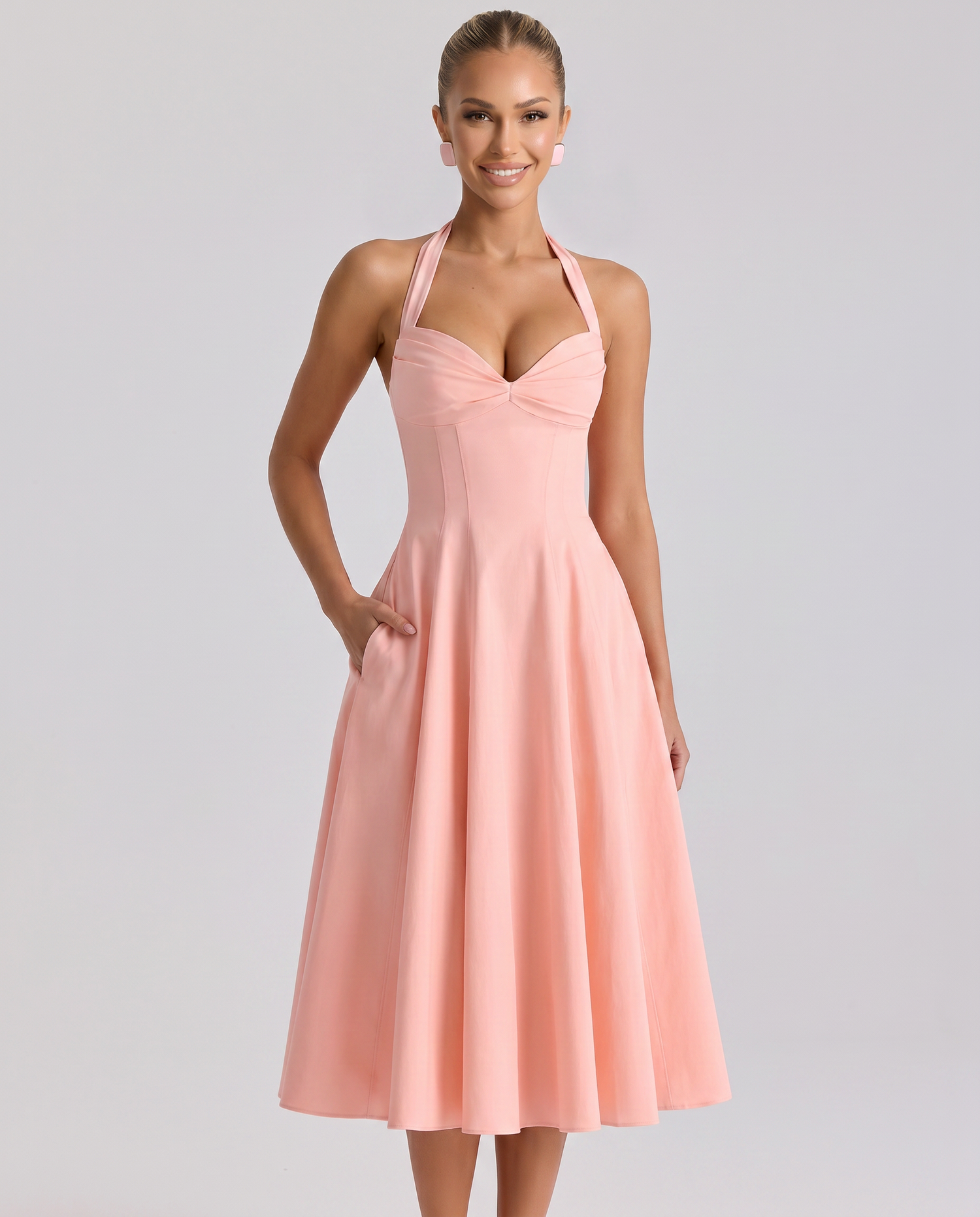 Maisie • Midi Plisado con Tirantes Ajustables