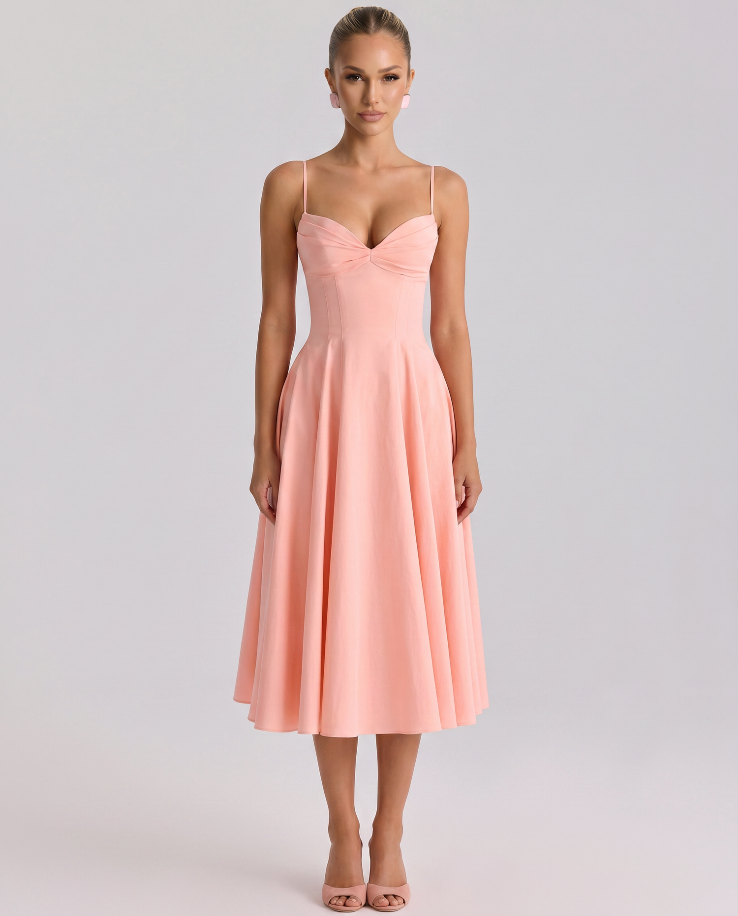 Maisie • Midi Plisado con Tirantes Ajustables