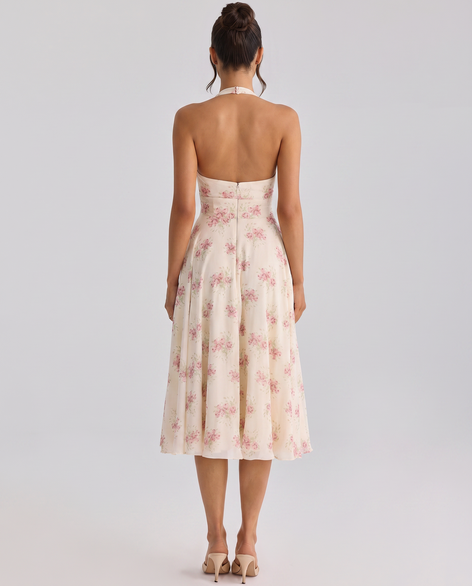 Annika • Midi Halter Espalda Descubierta