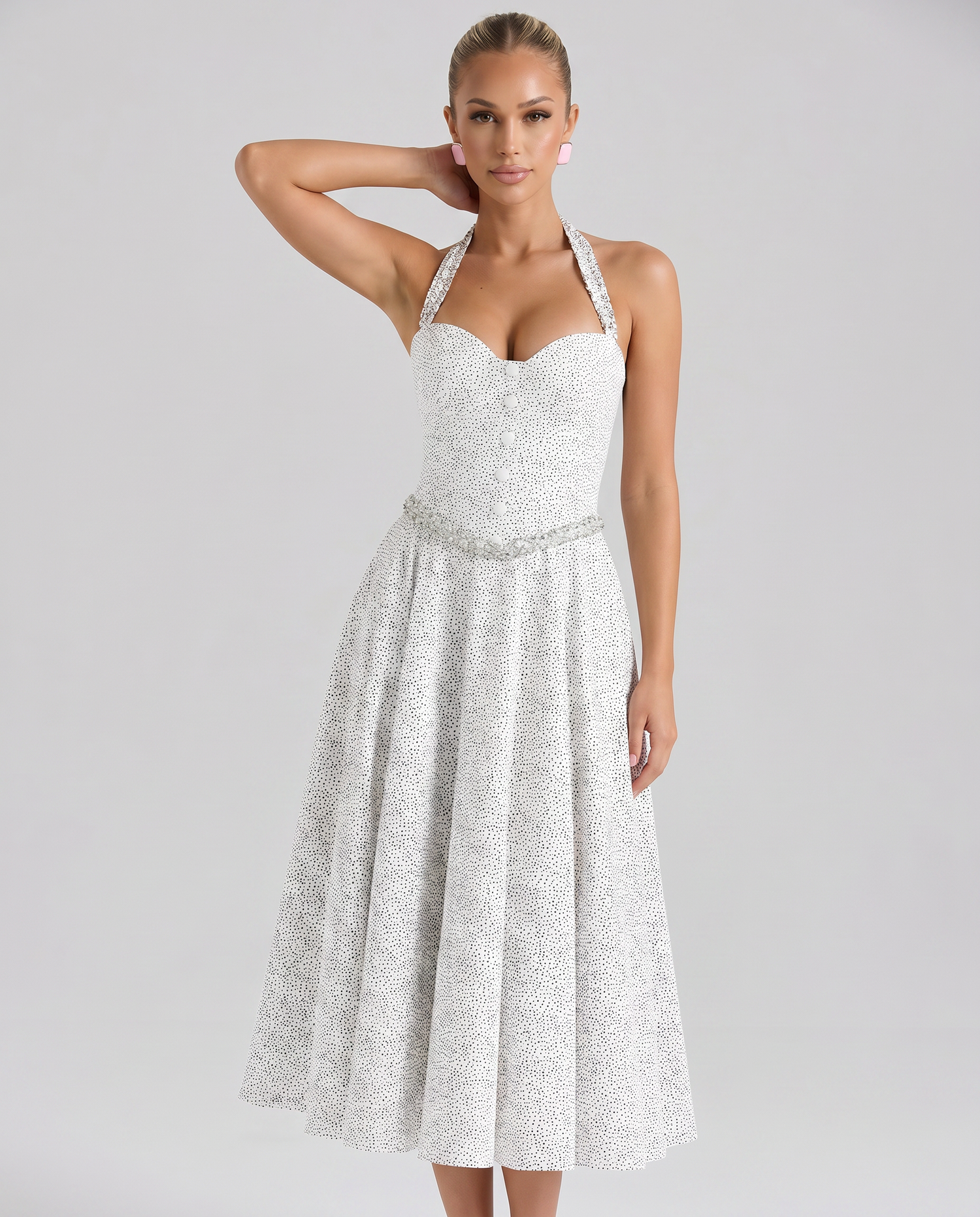 Amelia • Midi Halter con Corsé