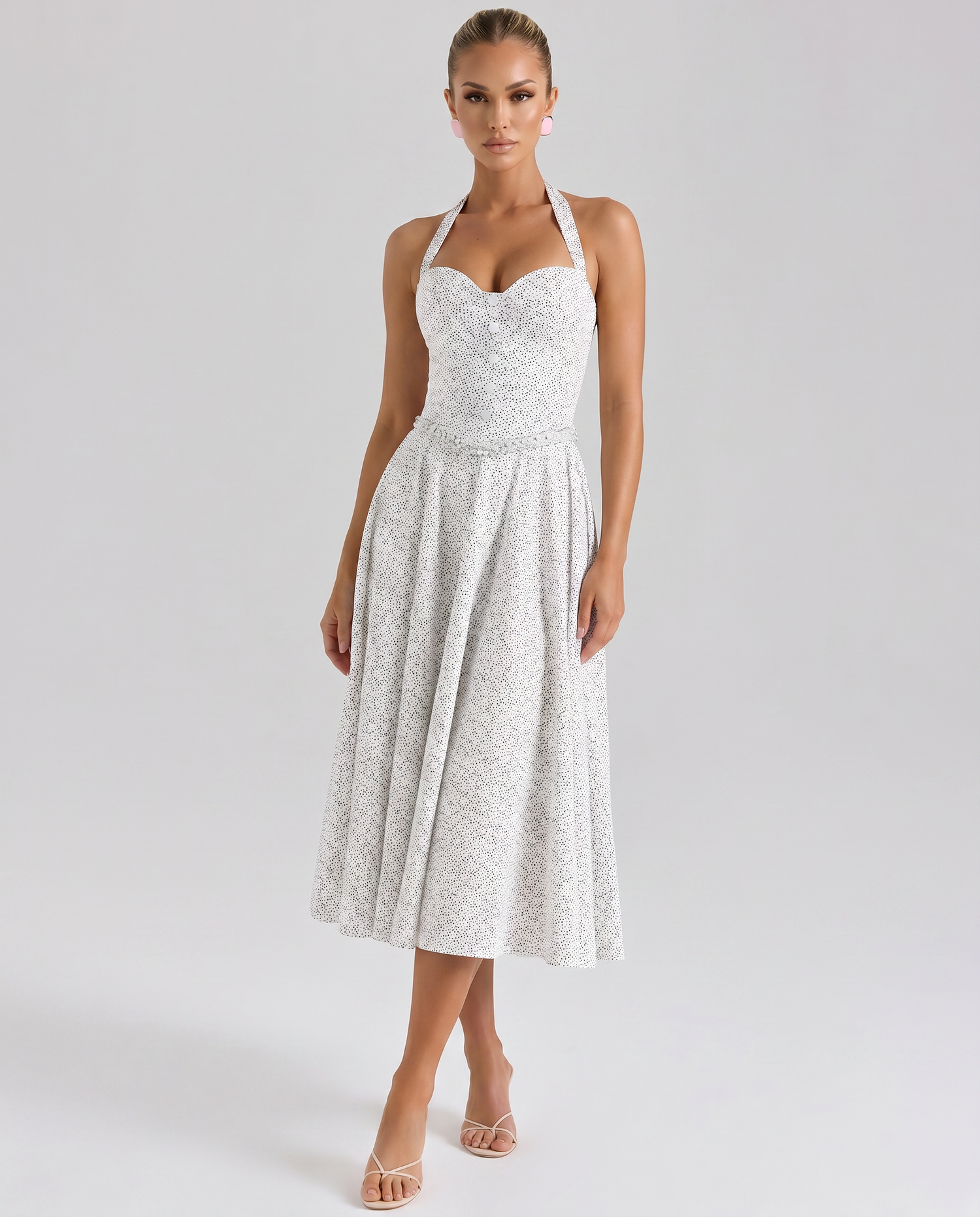 Amelia • Midi Halter con Corsé