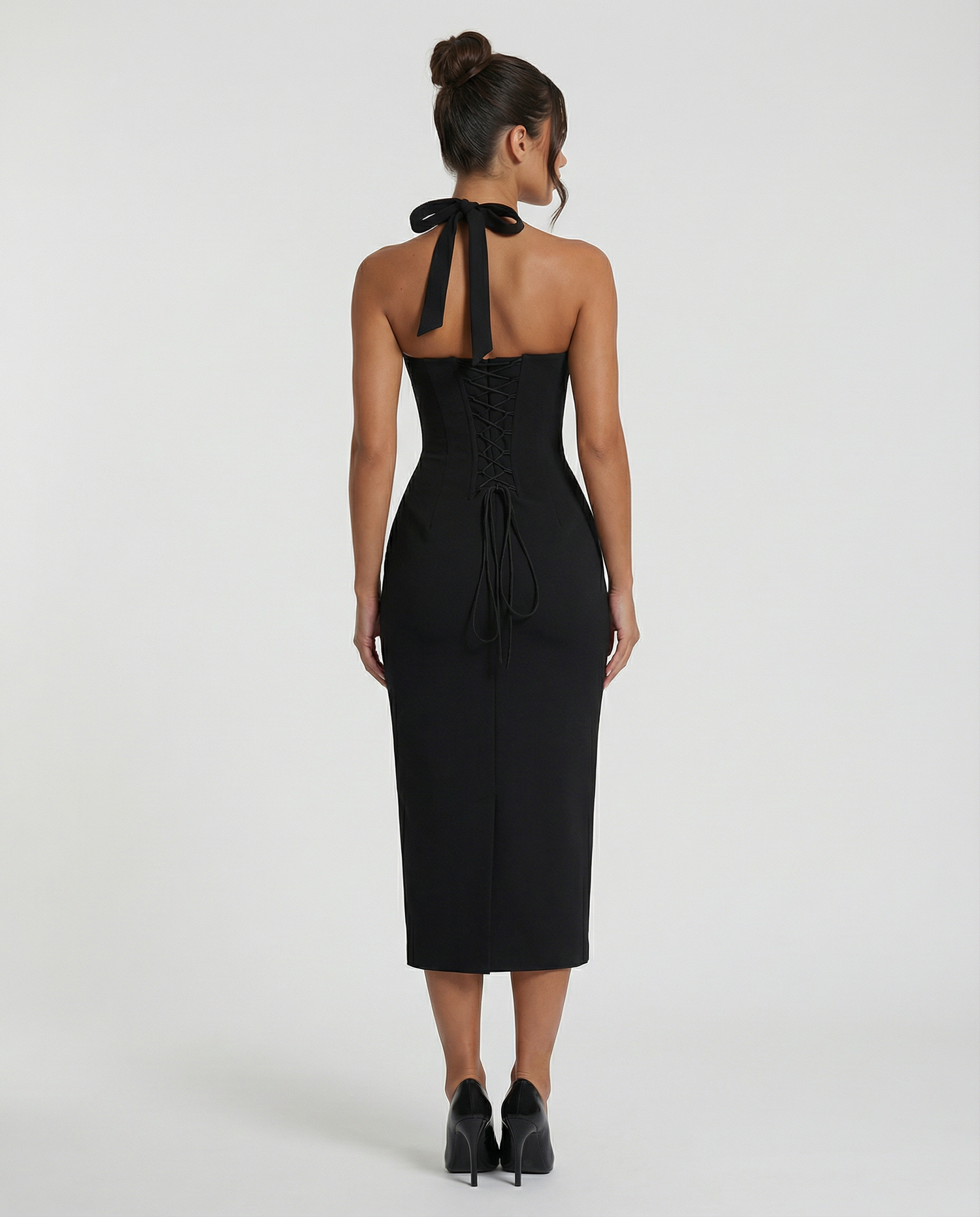 Liliana • Midi Corsé de Encaje