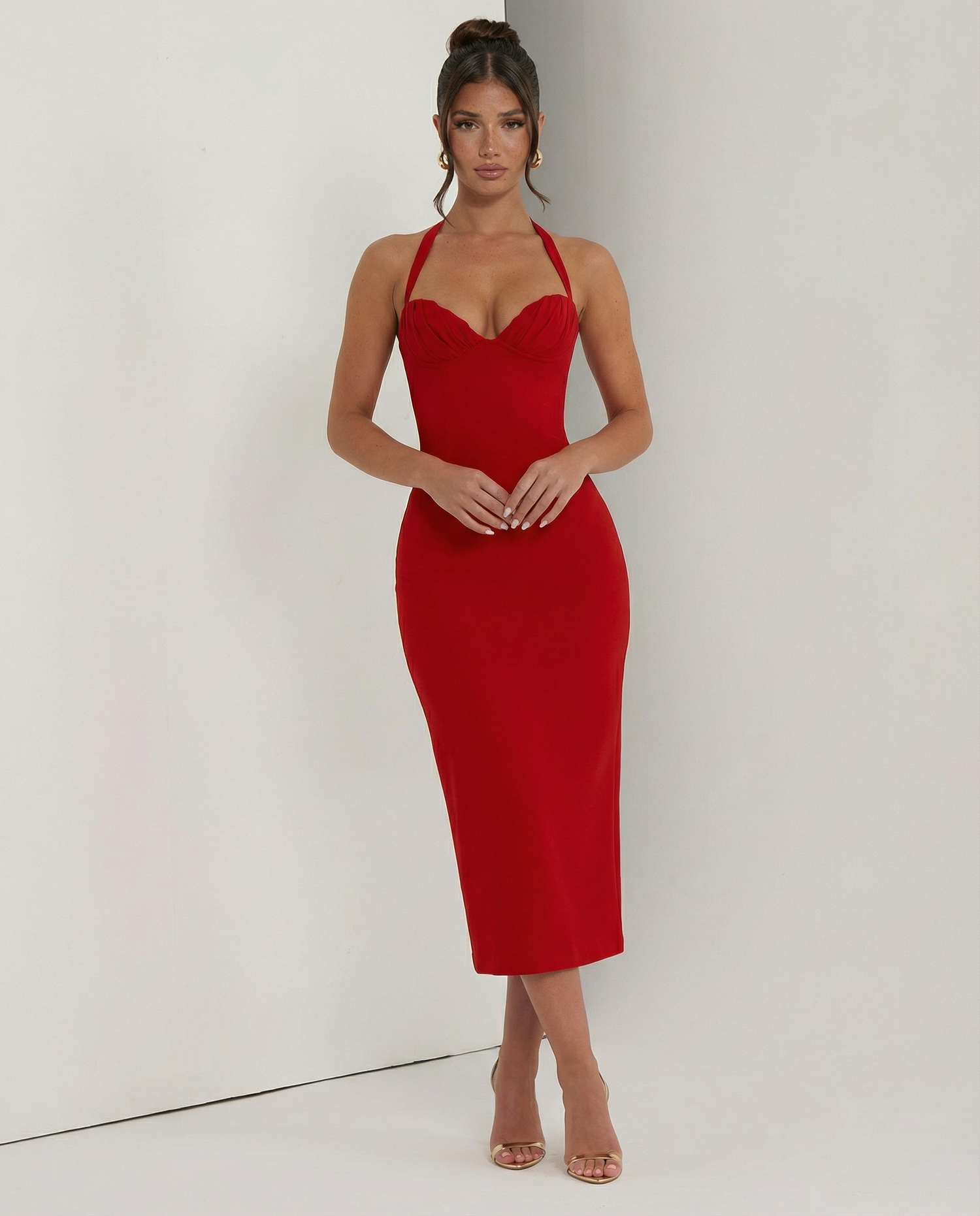 Liliana • Midi Corsé de Encaje