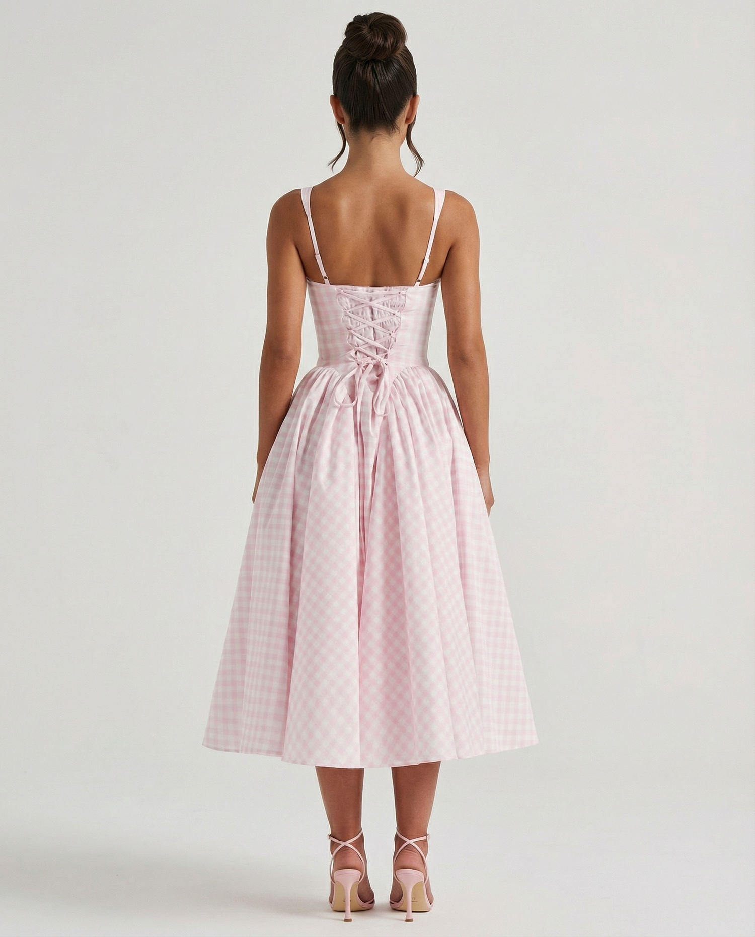 Francesca • Midi Gingham con Corsé