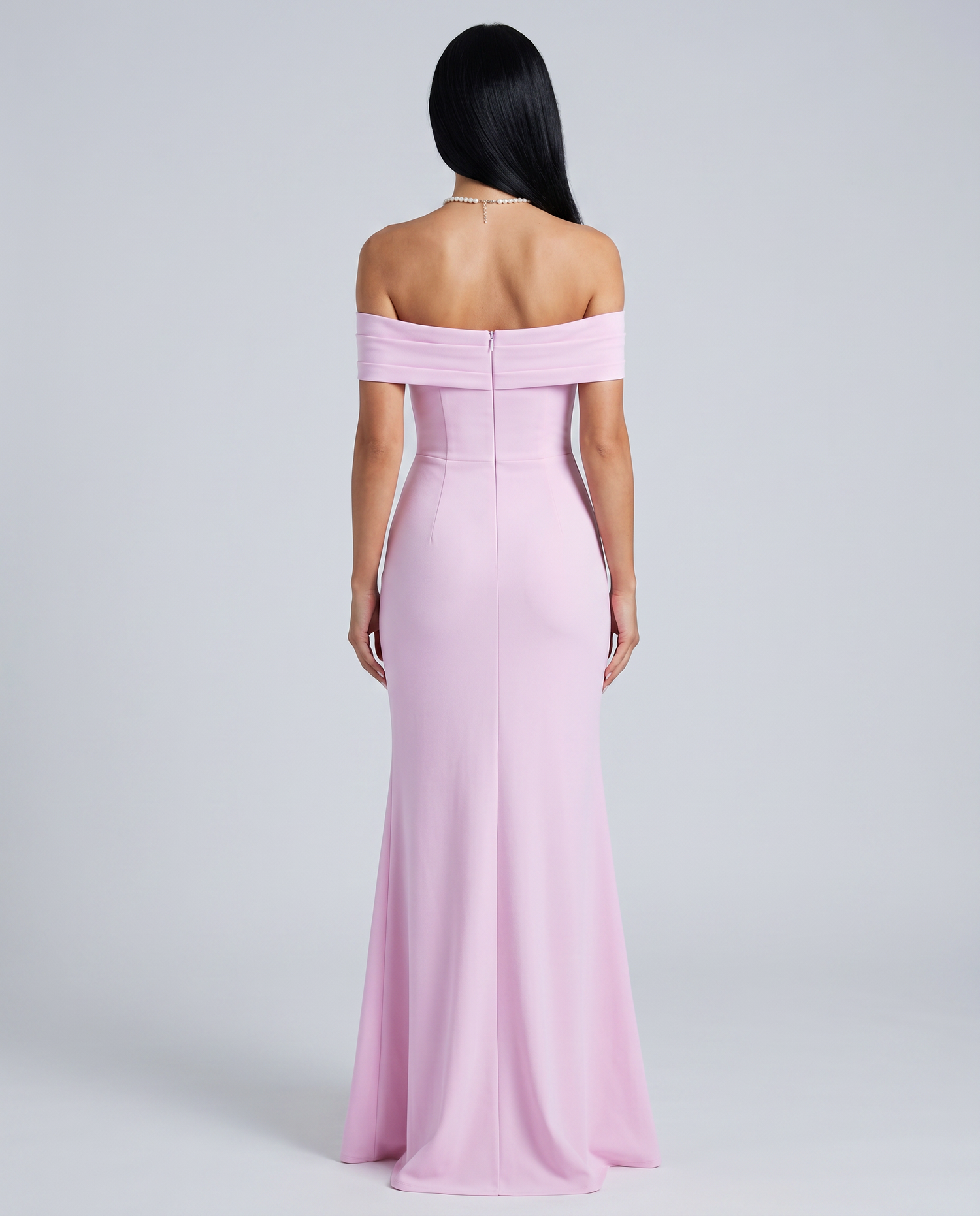 Miriam • Vestido Maxi Off Shoulder con Abertura
