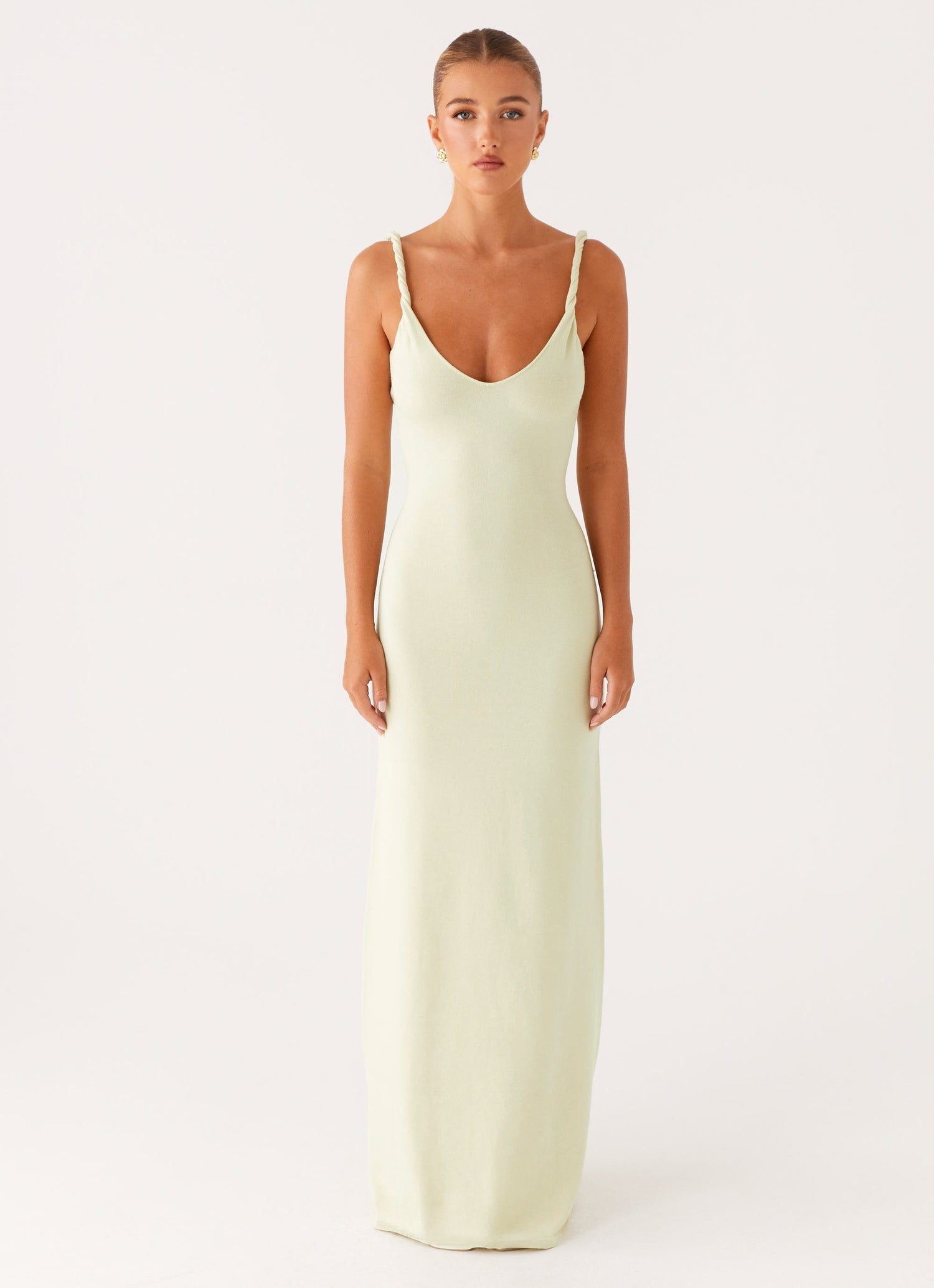 Shawna • Vestido Maxi con Tirantes Torcidos