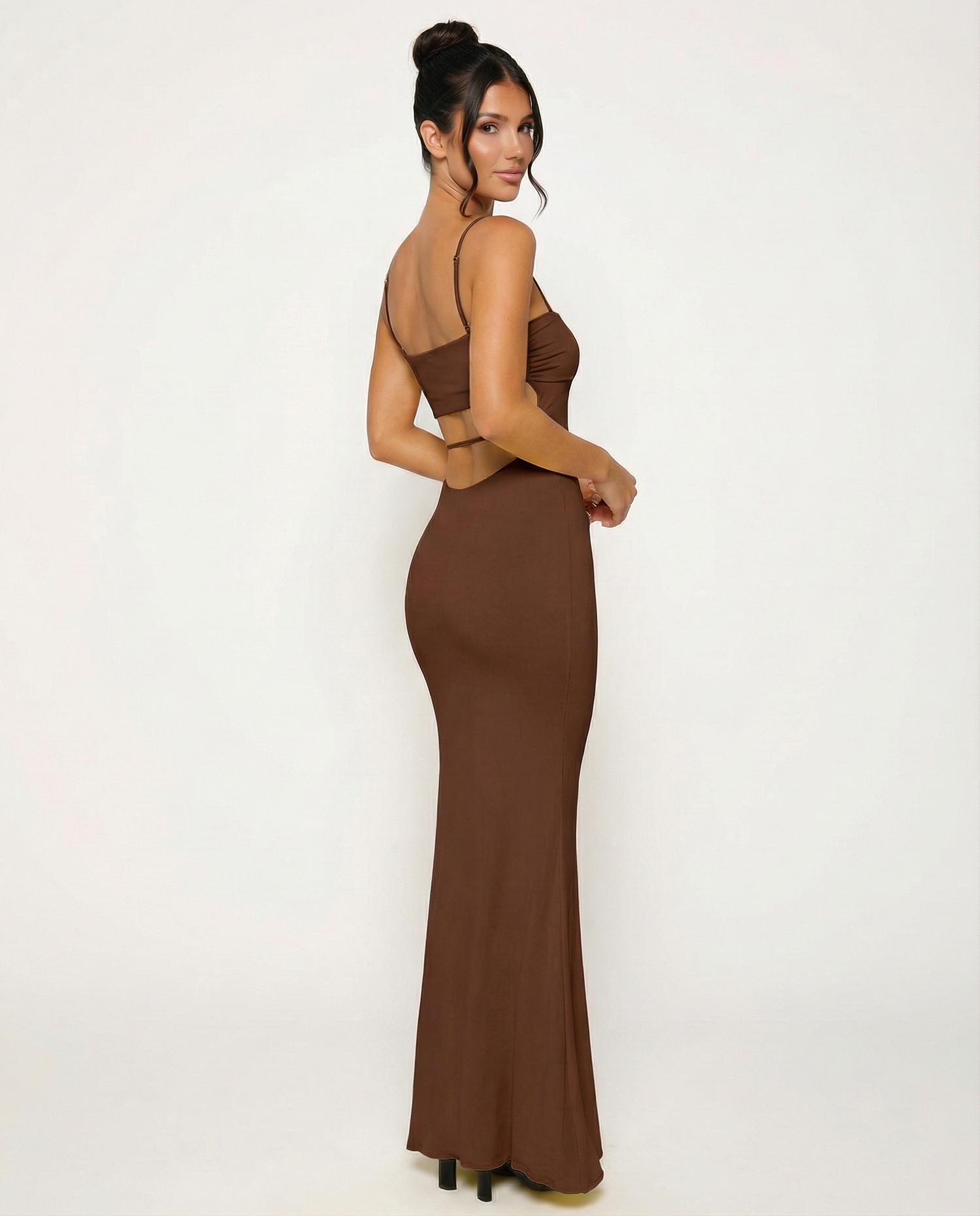 Maggie • Vestido Maxi con Corte