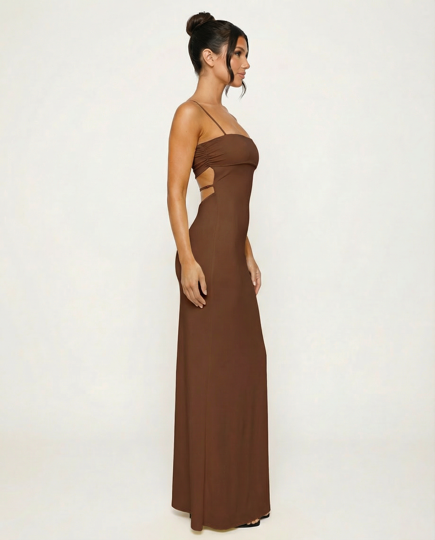 Maggie • Vestido Maxi con Corte