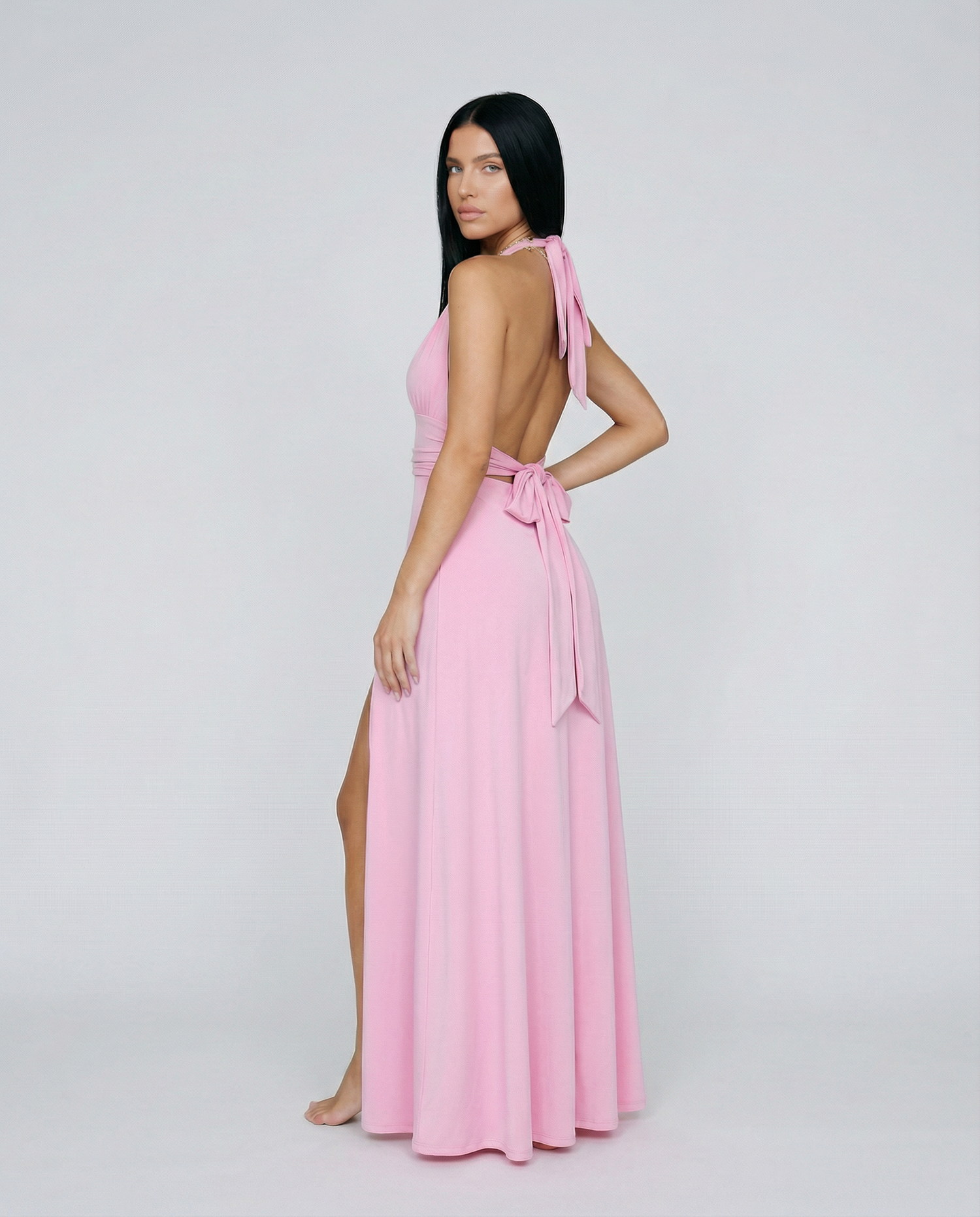 Cassie • Vestido Elegante Halter