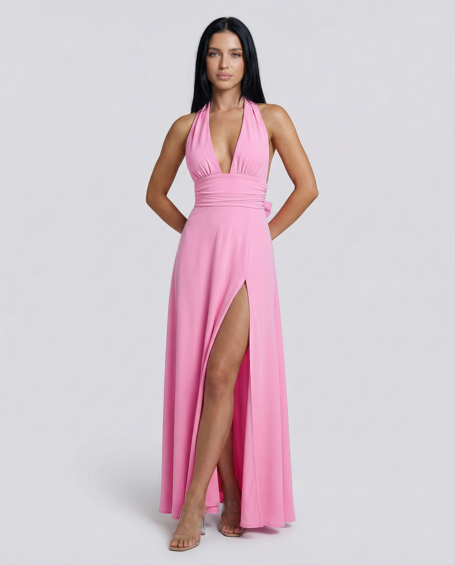 Cassie • Vestido Elegante Halter