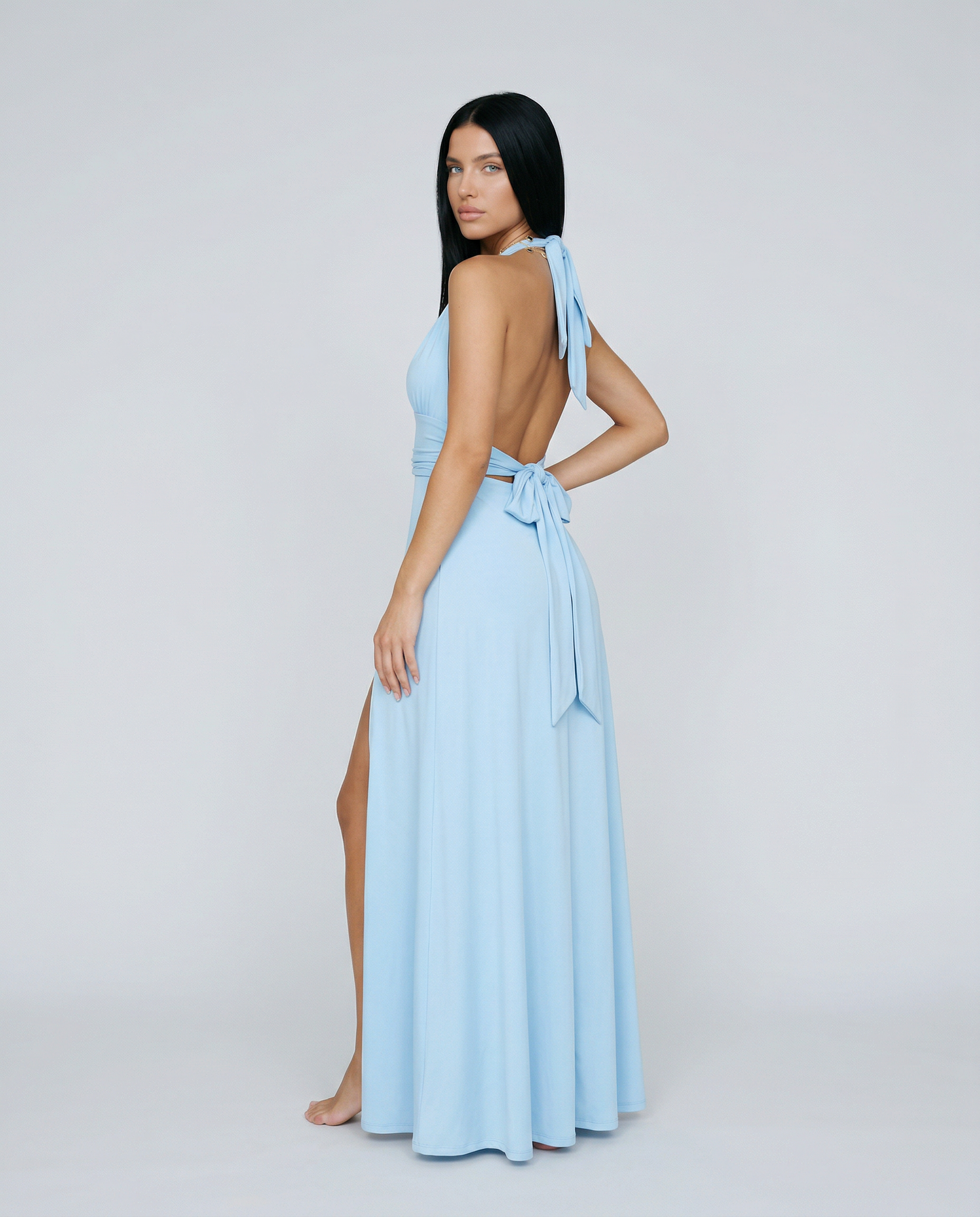 Cassie • Vestido Elegante Halter