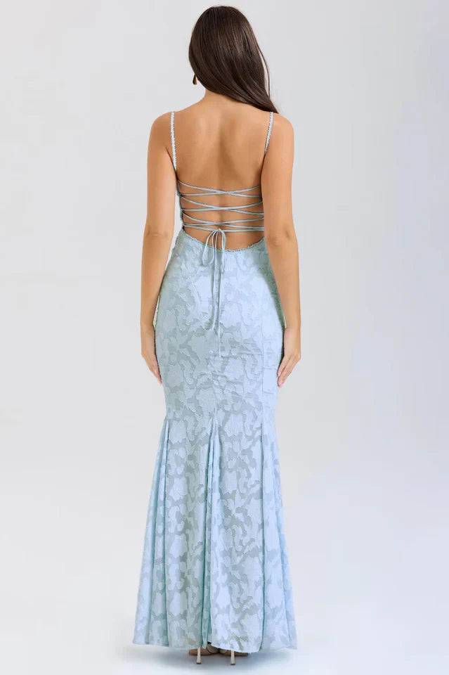 Maura • Maxi Ajustado con Espalda Lazo