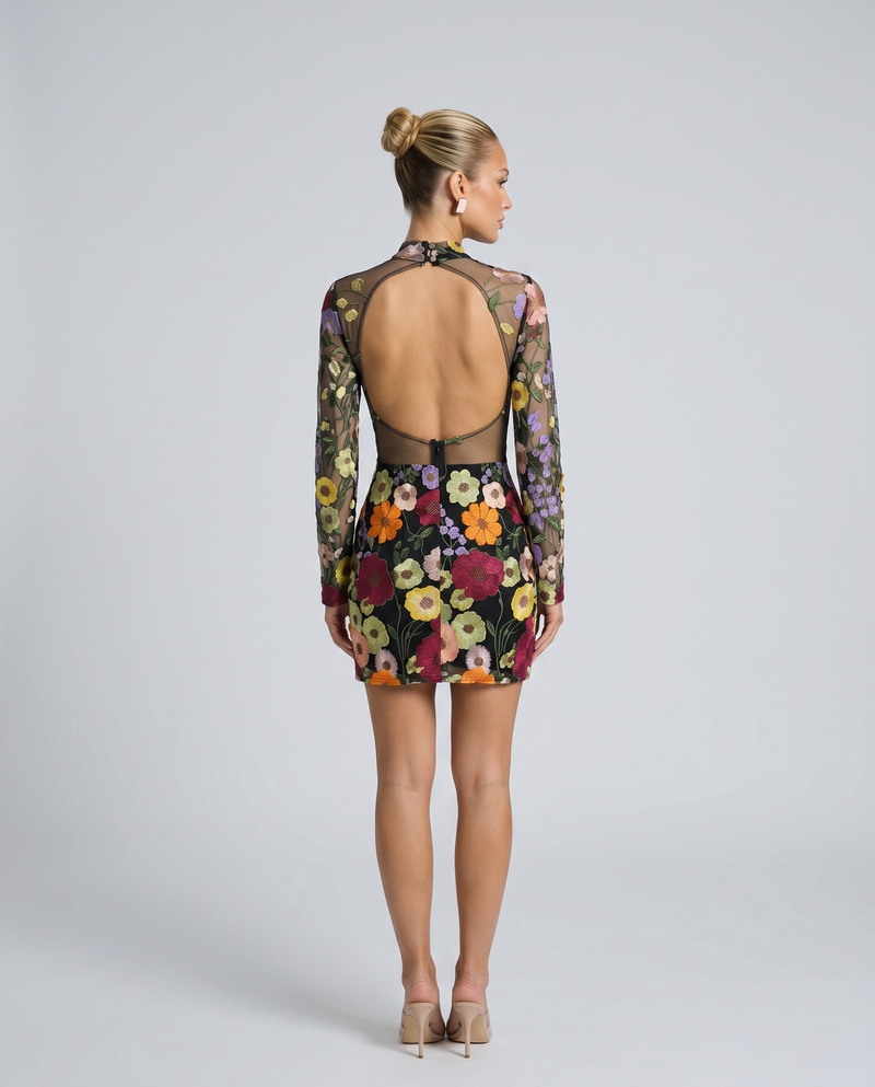Anne • Mini Bordado Floral Transparente