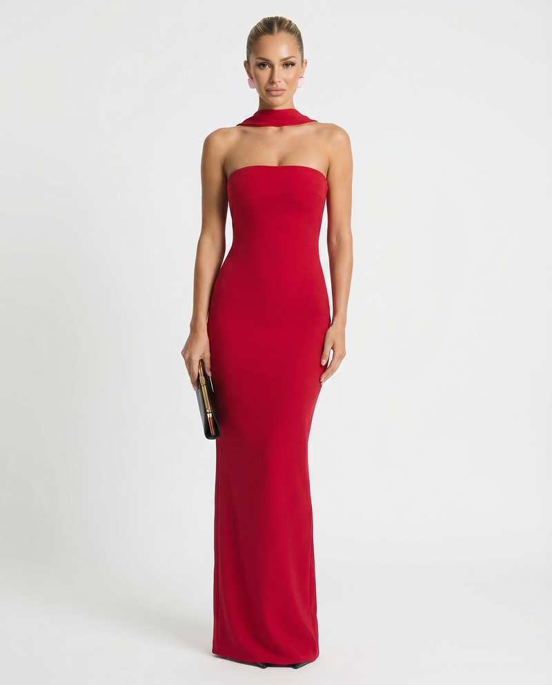 Aimee • Maxi Strapless con Espalda Abierta