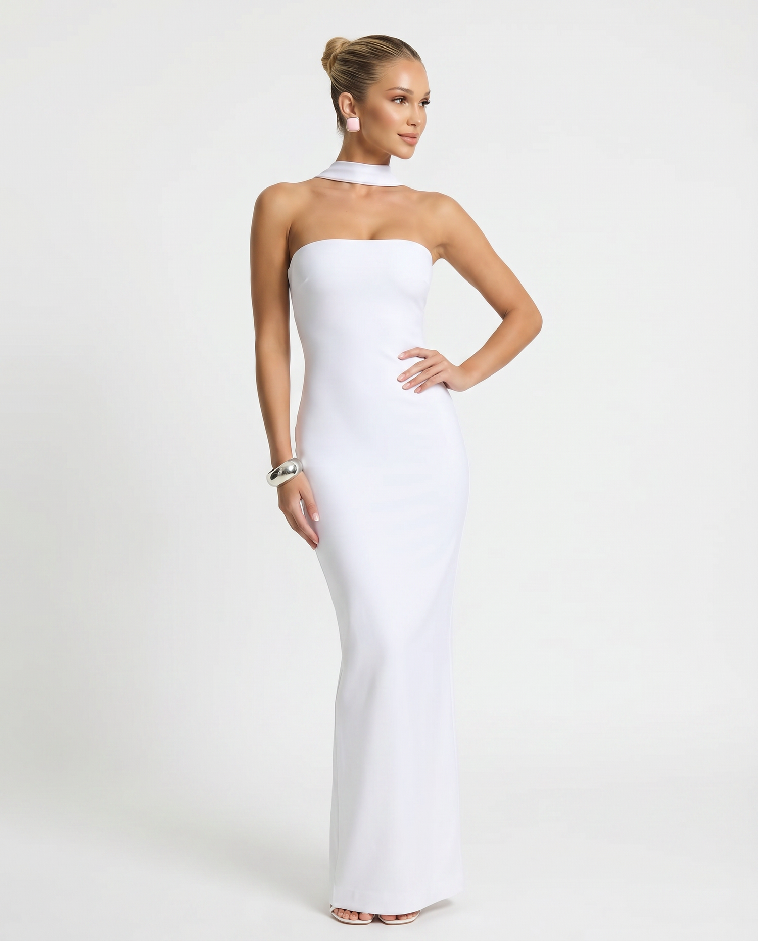 Aimee • Maxi Strapless con Espalda Abierta