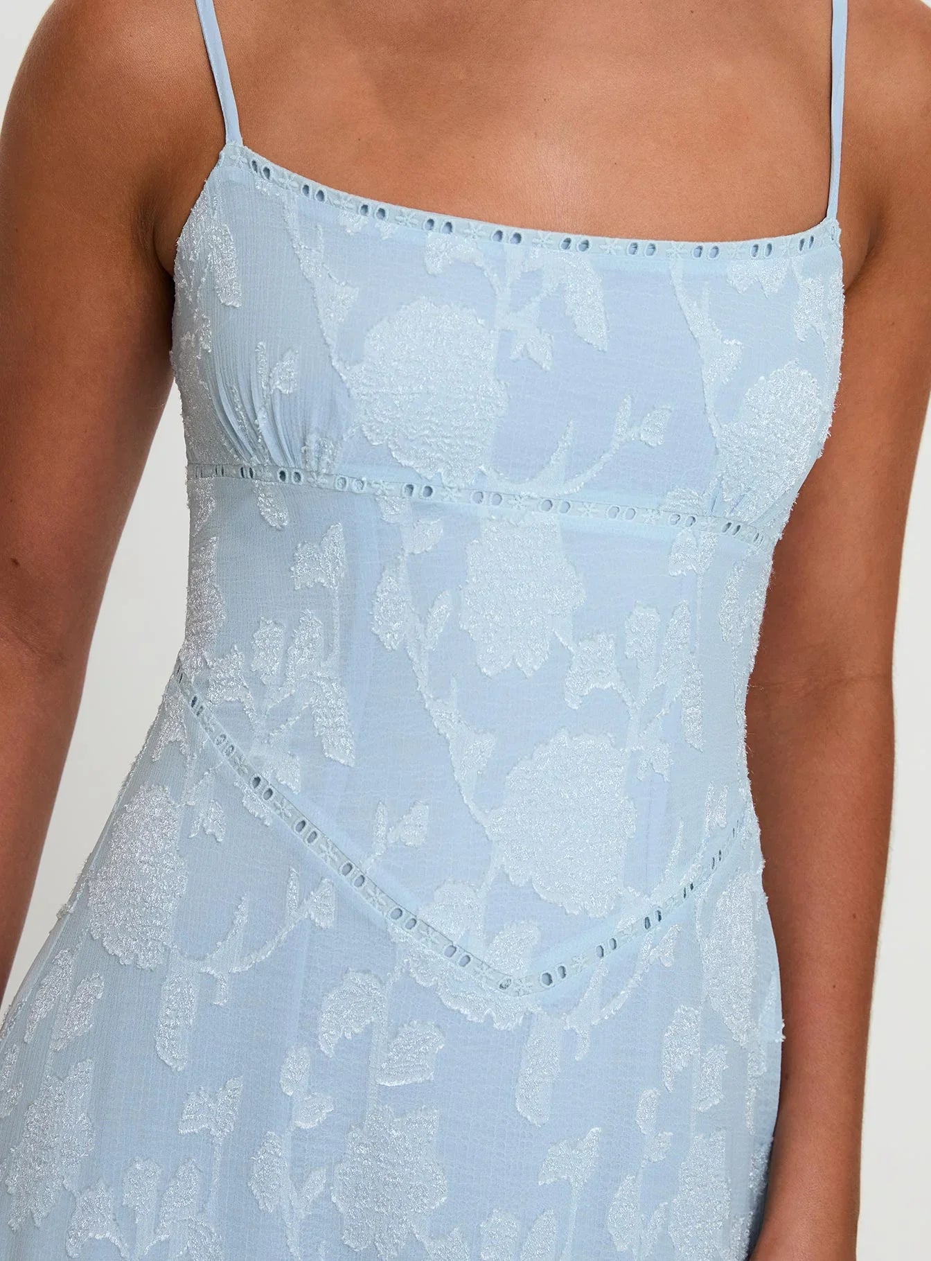 Marta • Vestido maxi textura floral