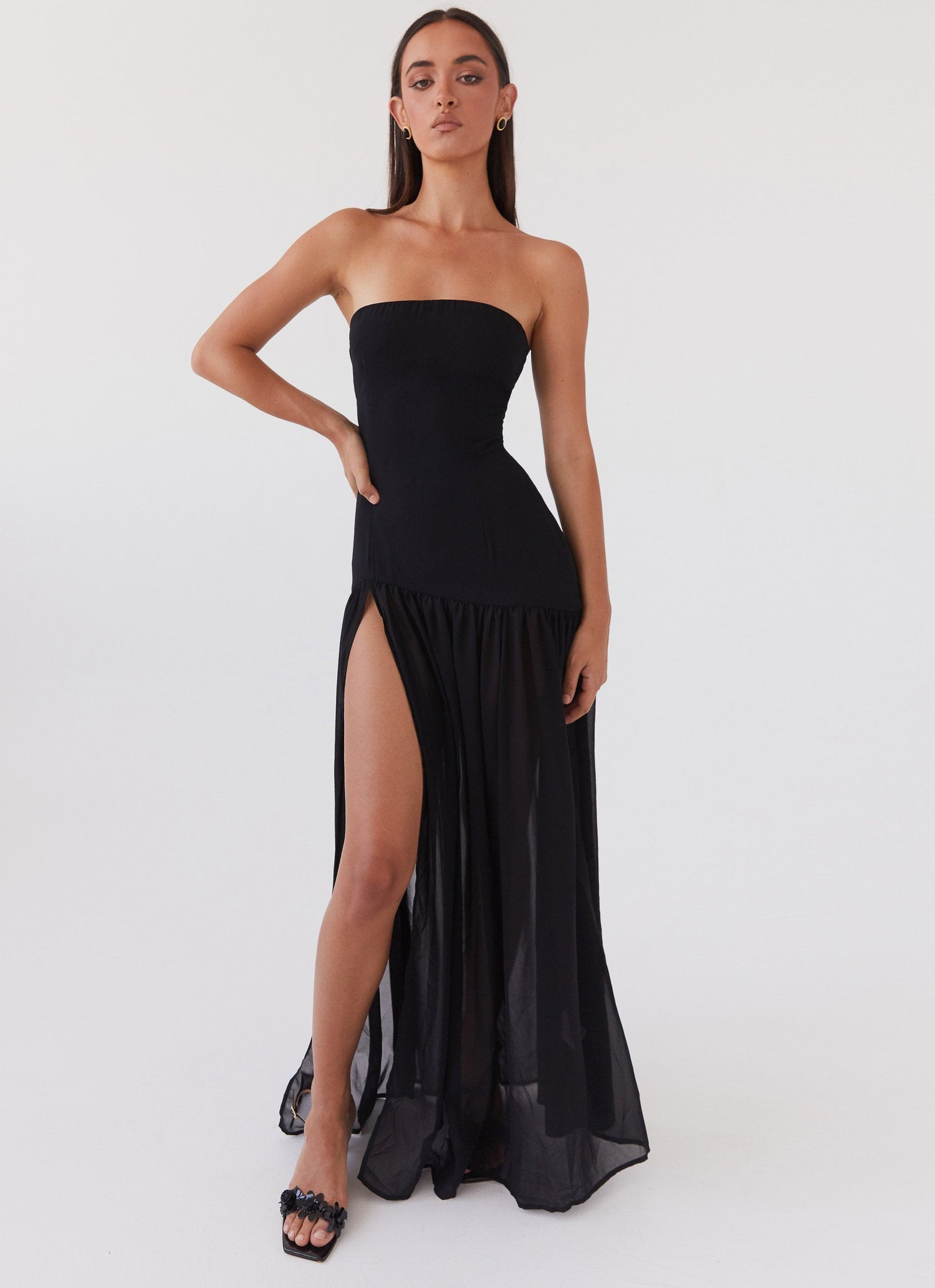 Penélope • Vestido Maxi Sin Tirantes