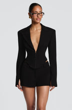 Blazer Corto Agatha - Negro