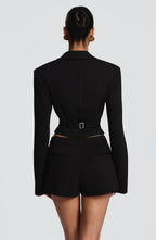 Blazer Corto Agatha - Negro