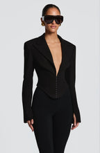 Blazer Corto Agatha - Negro