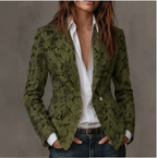 Blazer de jacquard Lorena en verde