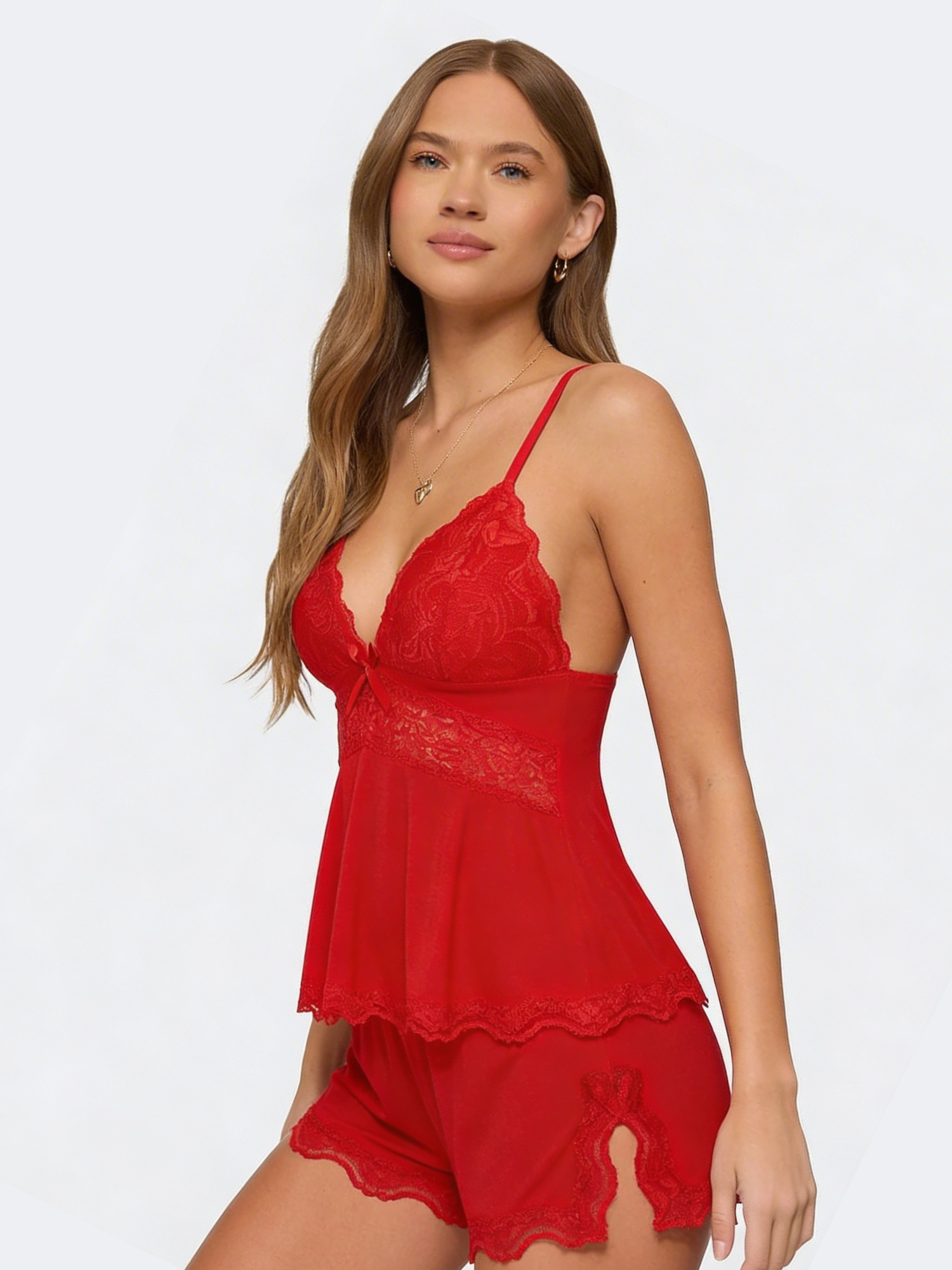 Conjunto de Encaje Beso de Medianoche