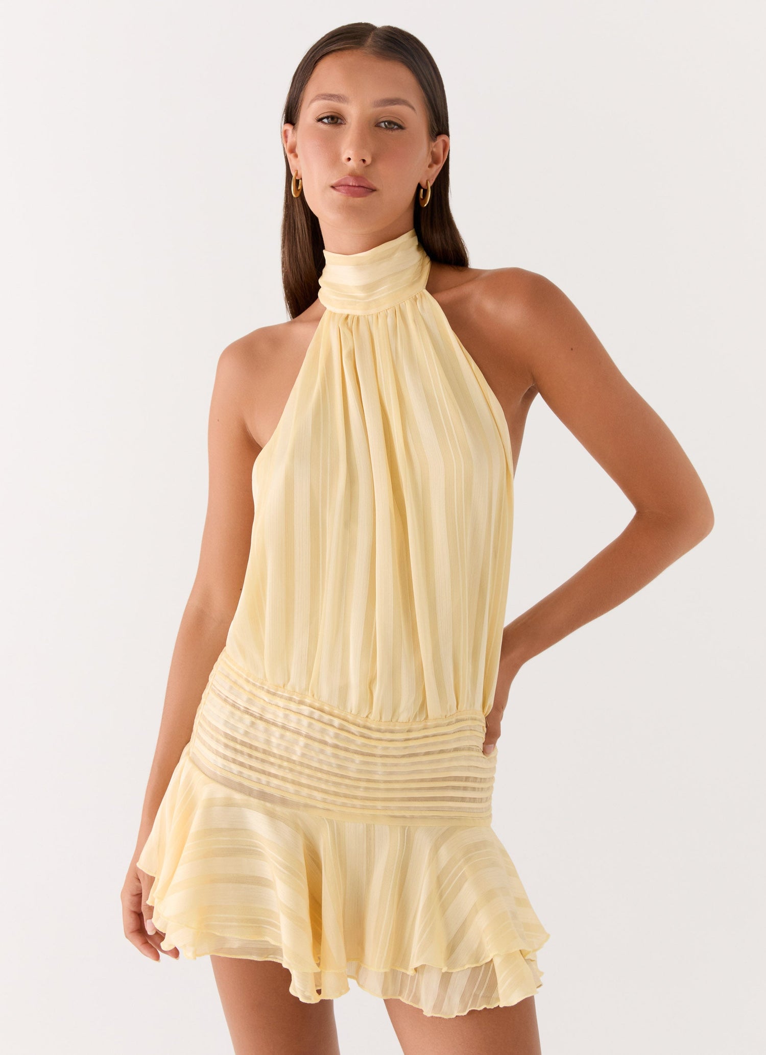 Alba • Vestido Mini de Chiffon