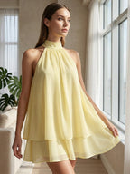 Plume | Mini Vestido Ligero y Vaporoso con Superposiciones