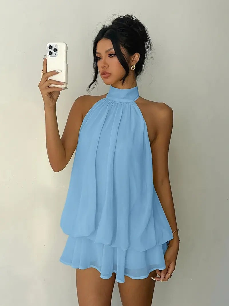 Plume | Mini Vestido Ligero y Vaporoso con Superposiciones