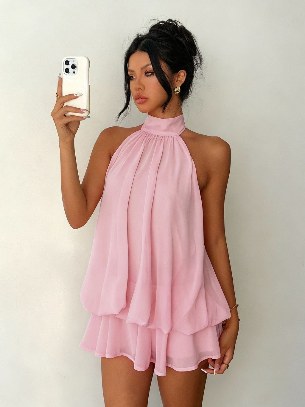 Plume | Mini Vestido Ligero y Vaporoso con Superposiciones