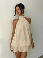 Plume | Mini Vestido Ligero y Vaporoso con Superposiciones