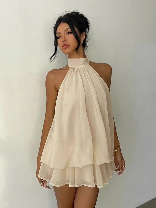 Plume | Mini Vestido Ligero y Vaporoso con Superposiciones