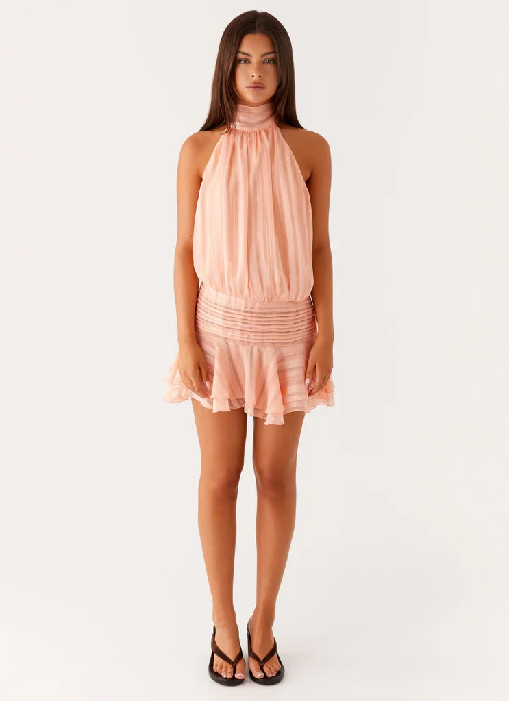Alba • Vestido Mini de Chiffon