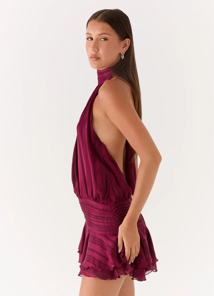 Alba • Vestido Mini de Chiffon