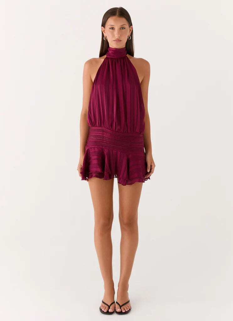 Alba • Vestido Mini de Chiffon