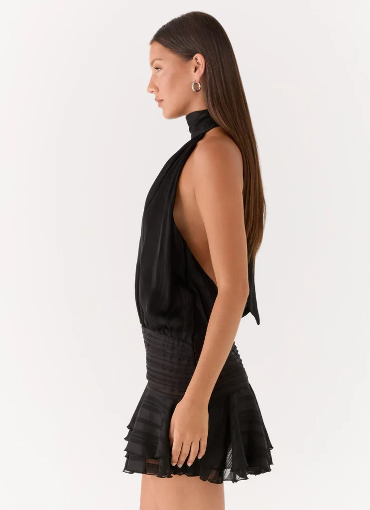 Alba • Vestido Mini de Chiffon