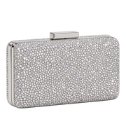 Clutch Amalia™ · Bolso de fiesta plateado