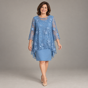 Amalia™ | Conjunto midi de encaje elegante