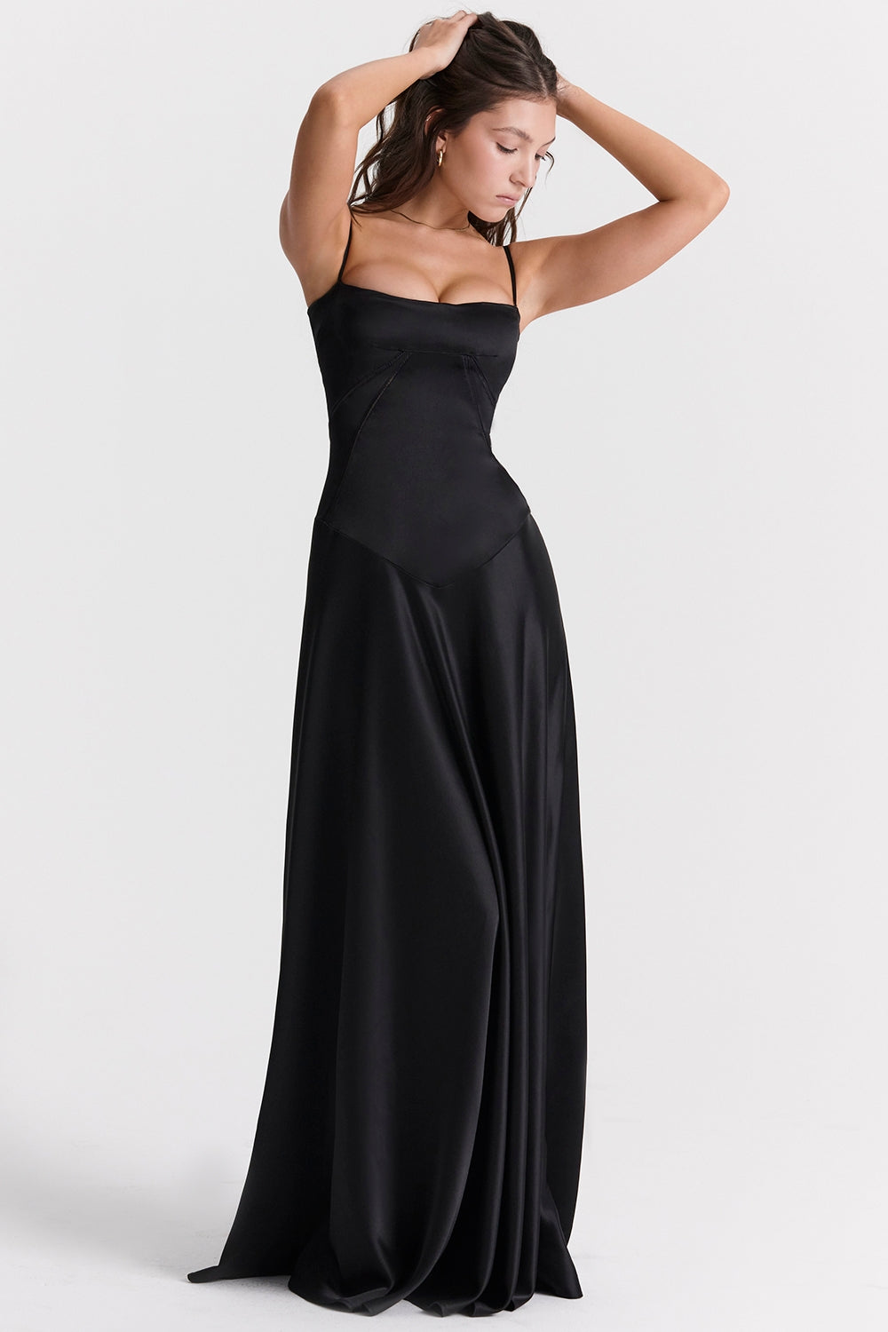 Jenny • Vestido Maxi con Espalda Con Cordones