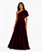 Aurora · Vestido Maxi Convertible de Terciopelo